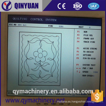 Qinyuan computarizado de una sola aguja que acolcha la maquinaria de costura, máquina que acolcha de aguja sola computarizada usada